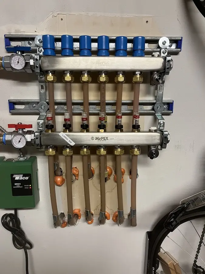 Plumber performing Leak Detection at a residential property in Lake Mathews